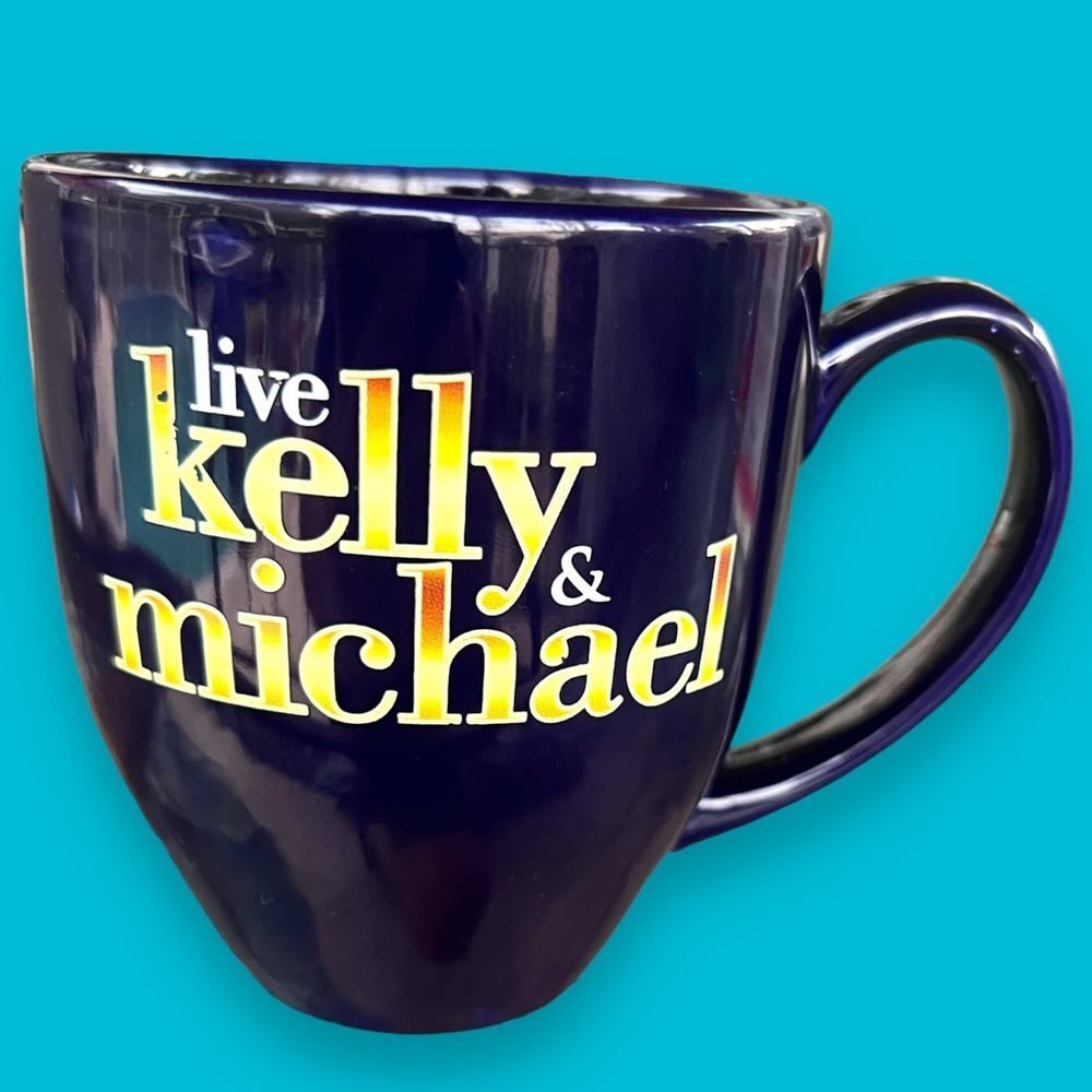 Live with Kelly & Michael Coffee Mug Michael Strahan Kelly Ripa Daytime ABC TV